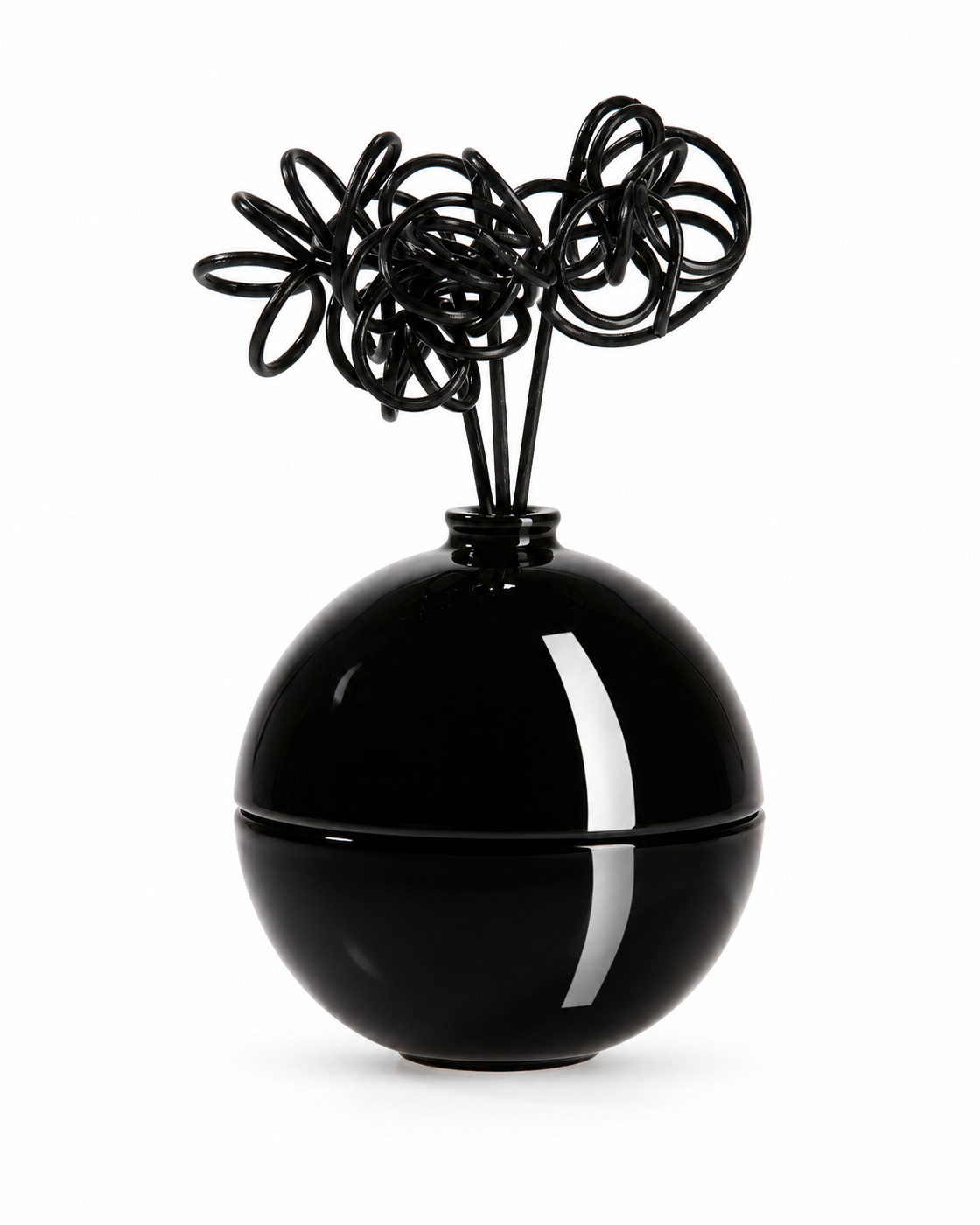 Diffusore per ambiente Black Flower Sfera — design di prodotto di Michele Venisti