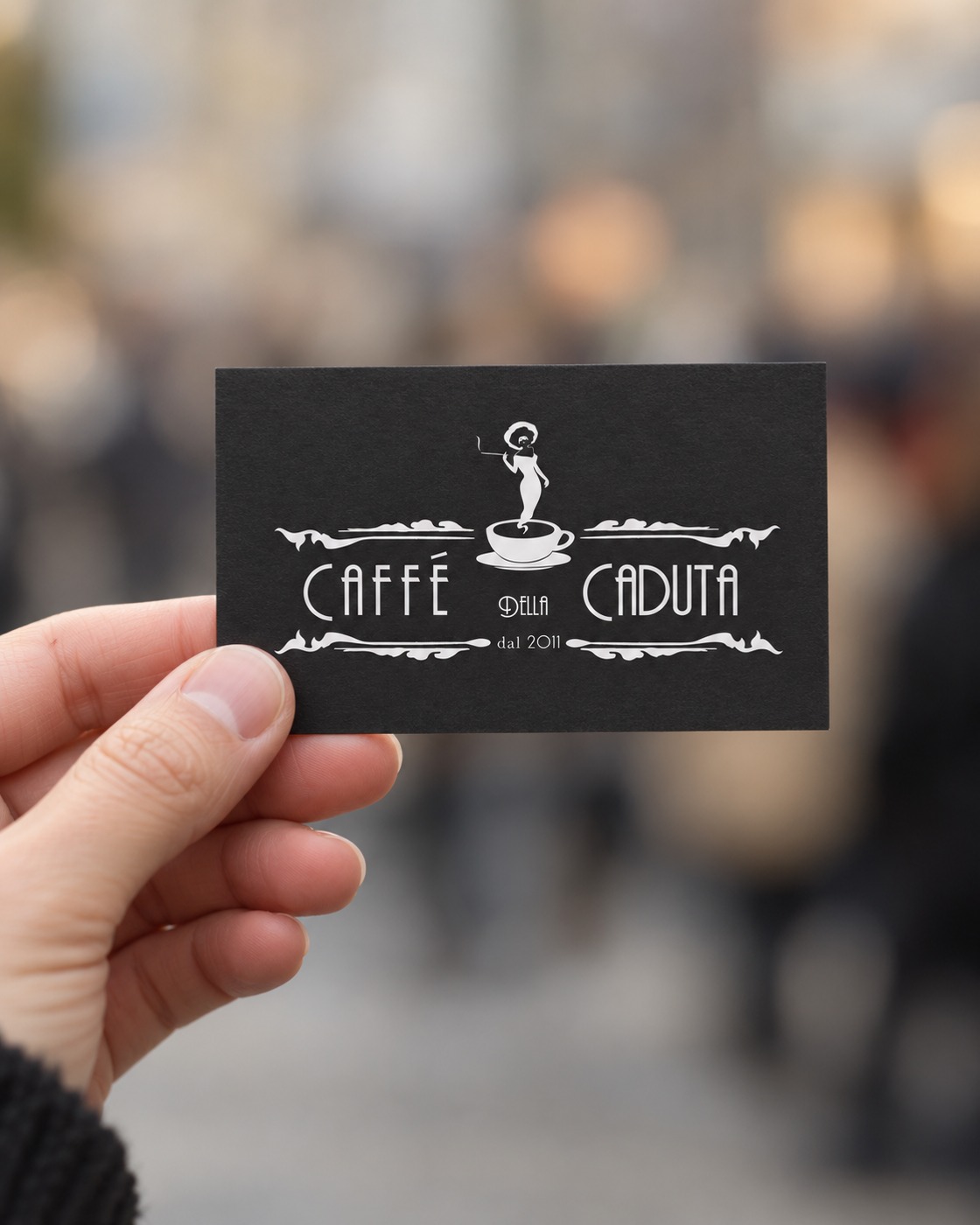 Caffè della Caduta. Logo. — design di prodotto di Michele Venisti