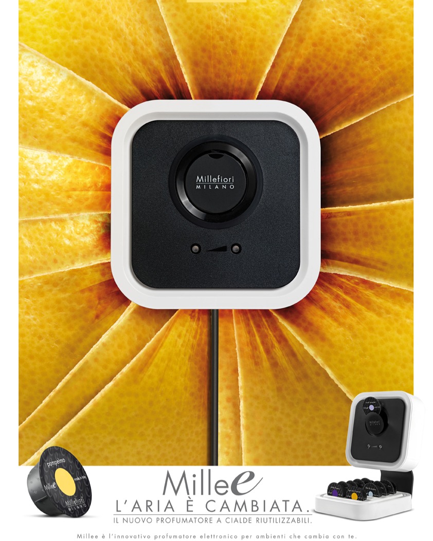 Millee room fragrance pod diffuser by Millefiori Milano, designed by Michele Venisti, view 5