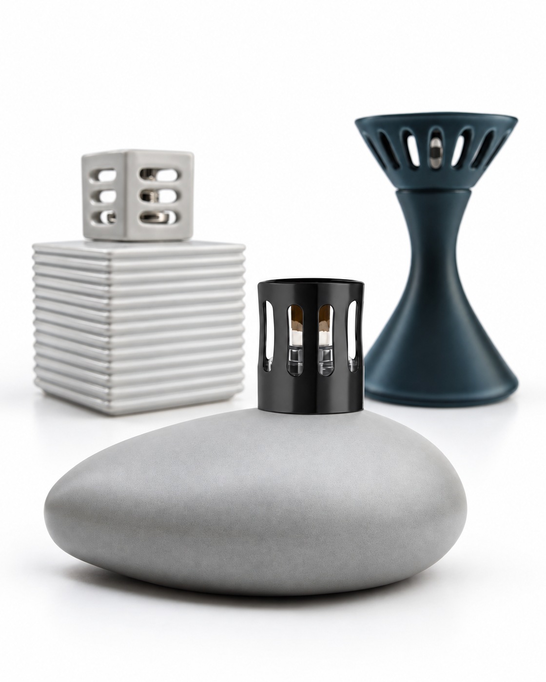 Lampair. Inside, Clepsydra e Stone. — design di prodotto di Michele Venisti